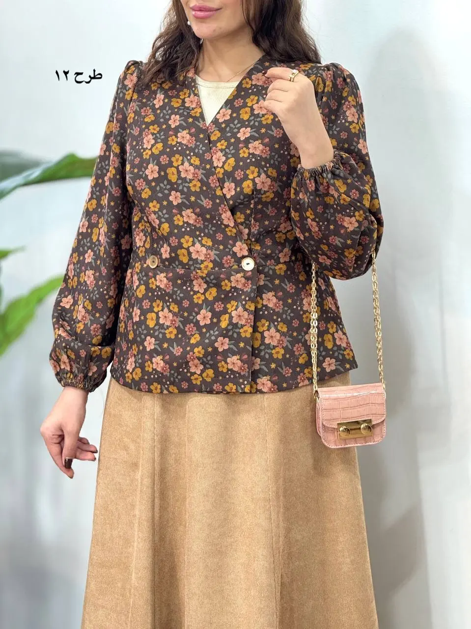 ست تونیک و دامن هانیل 3 کد 4138